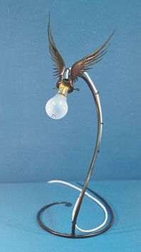 Winged table lamp