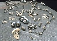 Assorted "black and white" earrings