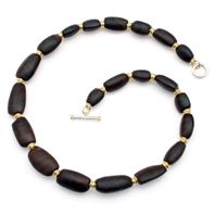African blackwood necklace