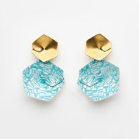 Blue Weave earrings