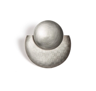 Circle/Vichy Brooch