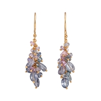 Spinel Blossom Earrings