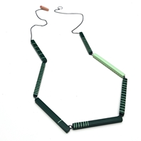 Reversible Forest Green Necklace