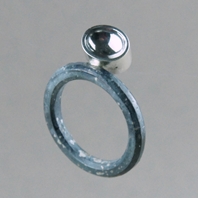 Silver Oval Ring