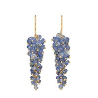 Sapphire Wisteria Earrings